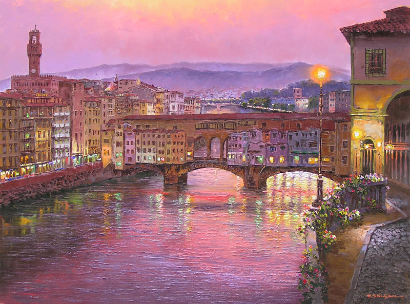 Sam Park - Ponte Vecchio #P2048 -SOLD